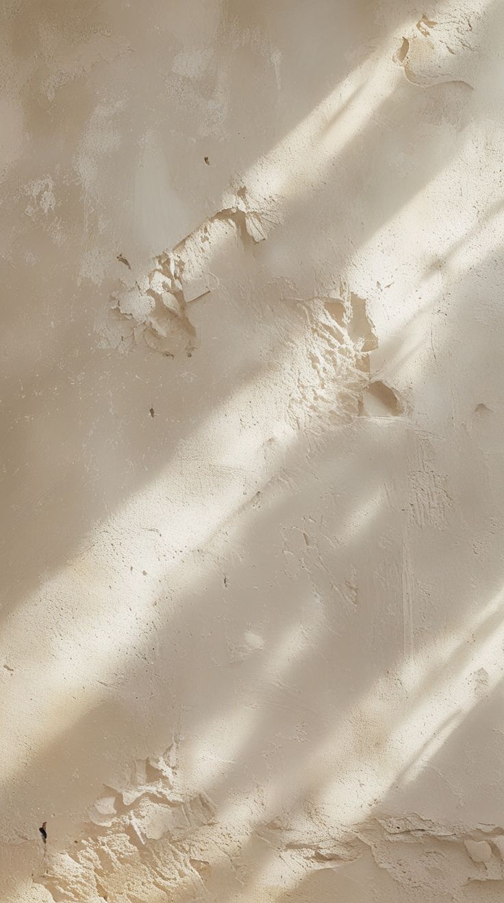 Sunlit plaster wall